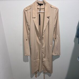 Beulah Light Beige Trench Coat